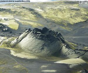 пазл Laki вулкан, Исландия